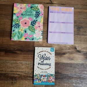 Steel Mill Planner Bundle Undated Planner This Week's Planning Pad Stickers